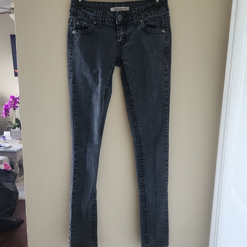 Forever 21 Acid Wash Skinny Jeans